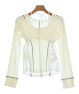MAISON SPECIAL（メゾンスペシャル）Tシャツ・カットソー 白 サイズ:F レディース/2200723794127
