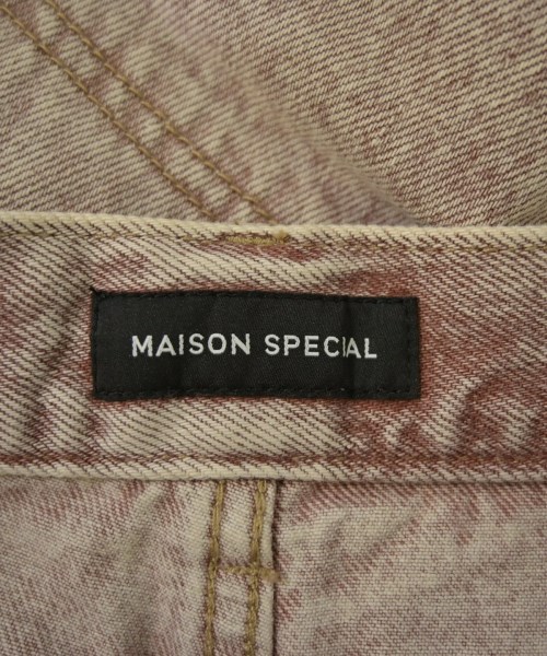 MAISON SPECIAL（メゾンスペシャル）デニムパンツ 茶 サイズ:38(M位) レディース/2200724054282
