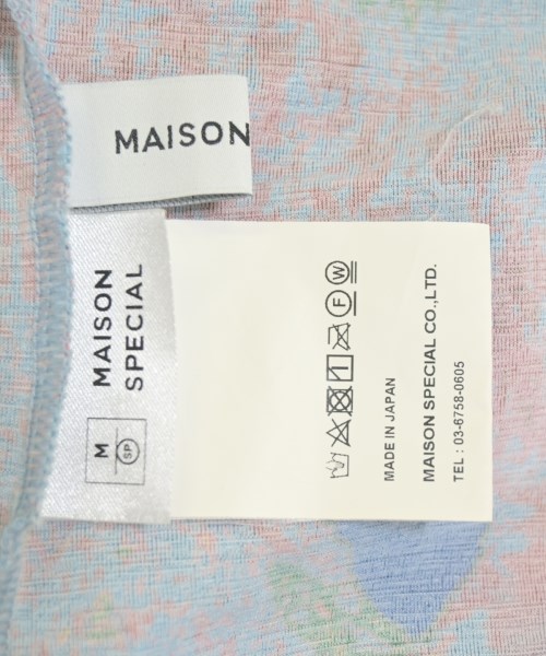 MAISON SPECIAL（メゾンスペシャル）Tシャツ・カットソー 青 サイズ:F レディース/2200683283150