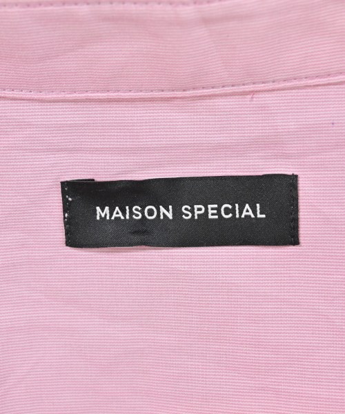 MAISON SPECIAL（メゾンスペシャル）カジュアルシャツ ピンク サイズ:M レディース/2200684643212