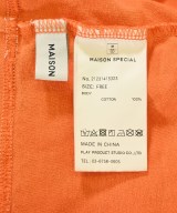 MAISON SPECIAL（メゾンスペシャル）Tシャツ・カットソー オレンジ サイズ:F レディース/2200678520048