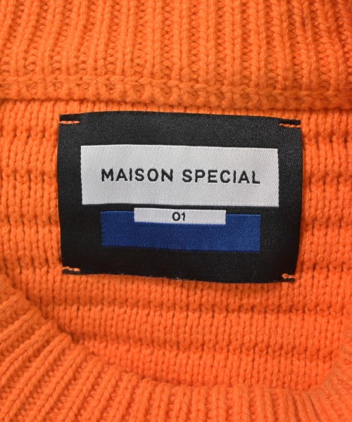 MAISON SPECIAL（メゾンスペシャル）ニット・セーター オレンジ サイズ:1(S位) レディース/2200681024014