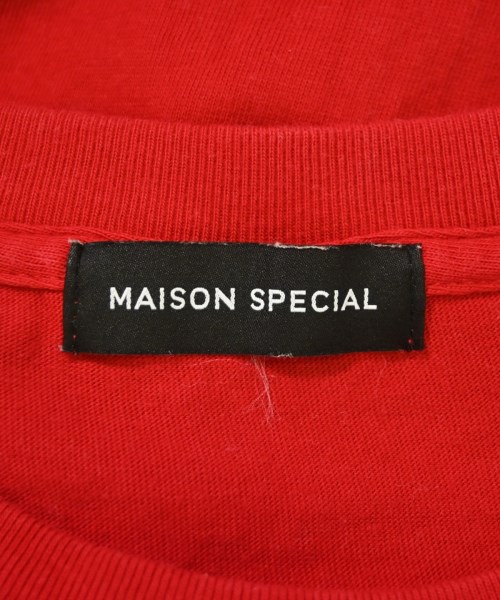 MAISON SPECIAL（メゾンスペシャル）Tシャツ・カットソー 赤 サイズ:F レディース/2200685703021