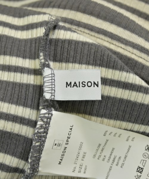 MAISON SPECIAL（メゾンスペシャル）ニット・セーター グレー サイズ:F レディース/2200691310039