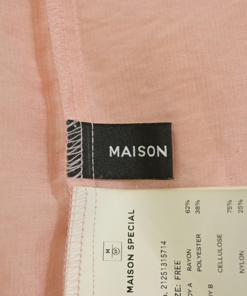 MAISON SPECIAL（メゾンスペシャル）カジュアルシャツ ピンク サイズ:F レディース/2200688963040