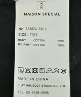 MAISON SPECIAL（メゾンスペシャル）Tシャツ・カットソー 黒 サイズ:F レディース/2200688963064