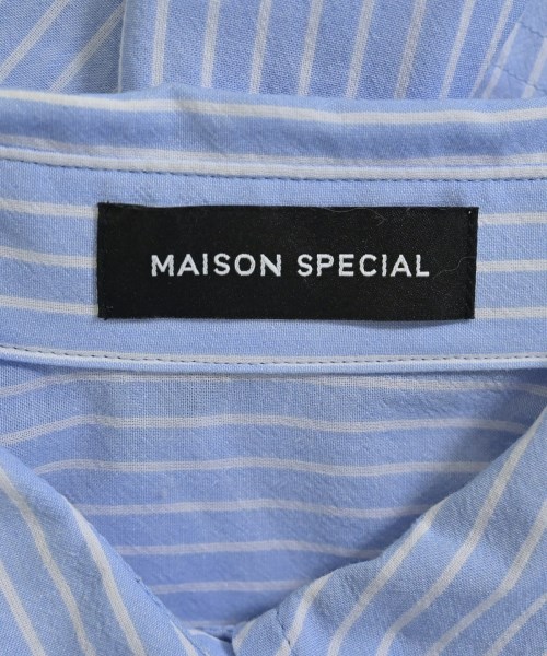 MAISON SPECIAL（メゾンスペシャル）カジュアルシャツ 青 サイズ:F レディース/2200689234101