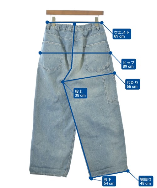 HARVESTY（ハーベスティ）デニムパンツ 青 サイズ:1(S位) レディース/2200657072049