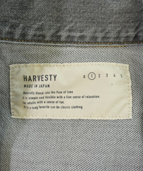 HARVESTY（ハーベスティ）デニムジャケット 黒 サイズ:1(S位) レディース/2200715757109