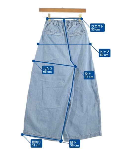 HARVESTY（ハーベスティ）デニムパンツ 青 サイズ:0(XS位) レディース/2200661440094