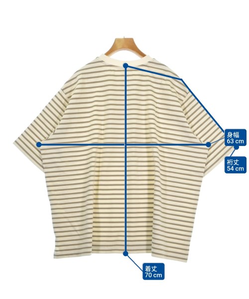 HARVESTY（ハーベスティ）Tシャツ・カットソー 白 サイズ:1(S位) レディース/2200679361015