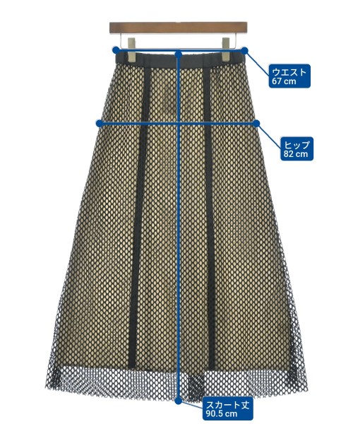 RAW FUDGE（ローファッジ）ロング・マキシ丈スカート ベージュ サイズ:M レディース/2200634594038