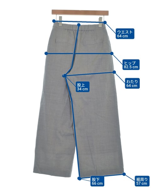 RAW FUDGE（ローファッジ）スラックス グレー サイズ:M レディース/2200638793109