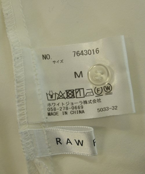 RAW FUDGE（ローファッジ）ブラウス 白 サイズ:M レディース/2200722269039