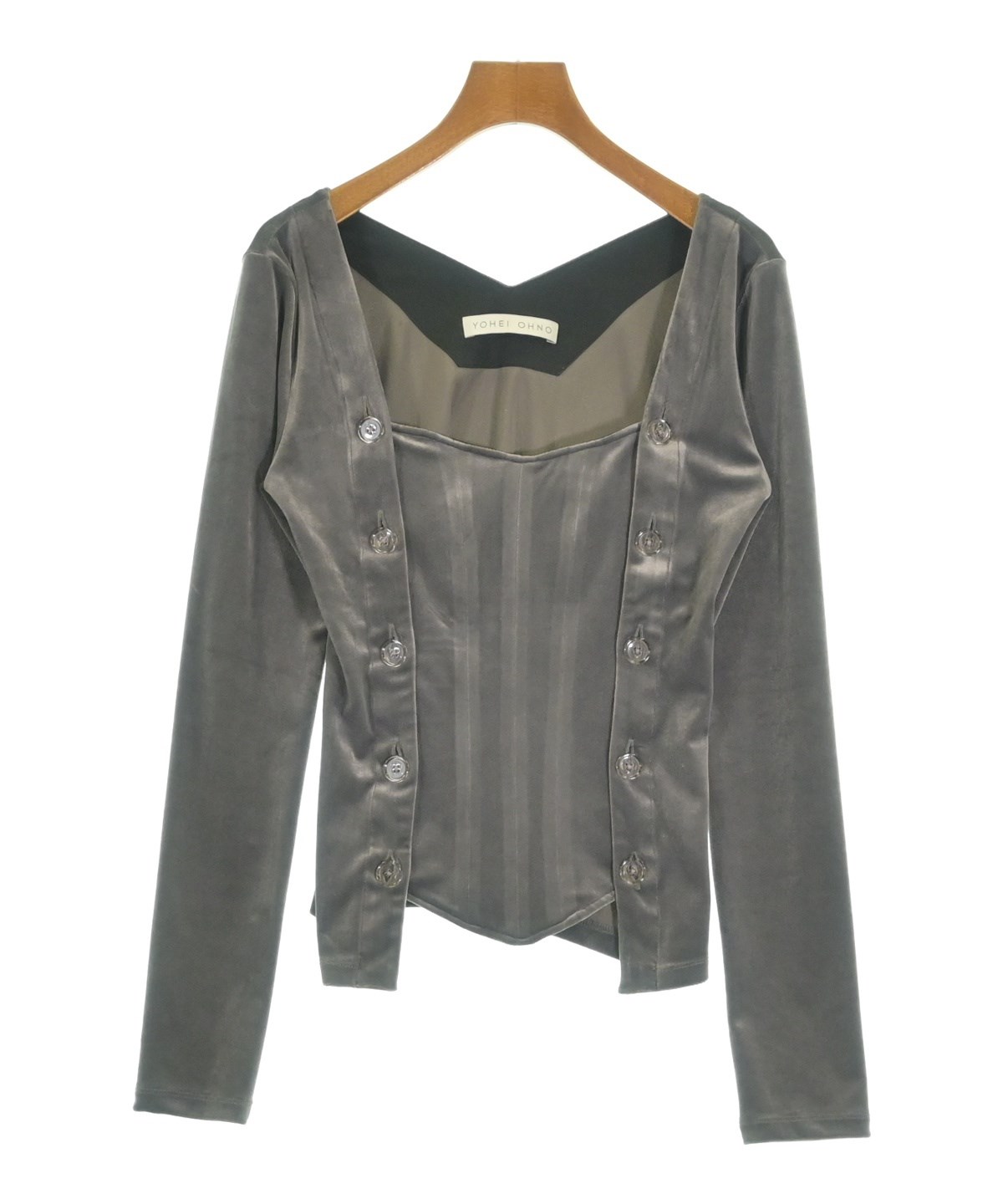 【YOHEI OHNO】STUDIOUSコラボカットソーsize36 YOHEI OHNO（ヨウヘイオオノ）Tシャツ・カットソー グレー サイズ:36(S