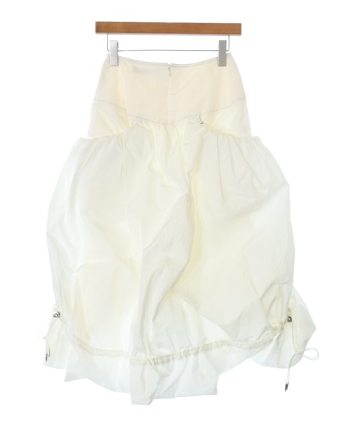 YOHEI OHNO（ヨウヘイオオノ）ロング・マキシ丈スカート 白 サイズ:36(S位) レディース/2200645055092