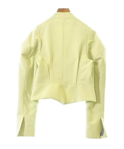 YOHEI OHNO（ヨウヘイオオノ）ノーカラージャケット 緑 サイズ:36(S位) レディース/2200662020028