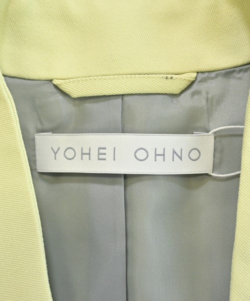 YOHEI OHNO（ヨウヘイオオノ）ノーカラージャケット 緑 サイズ:36(S位) レディース/2200662020028