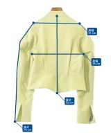 YOHEI OHNO（ヨウヘイオオノ）ノーカラージャケット 緑 サイズ:36(S位) レディース/2200662020028