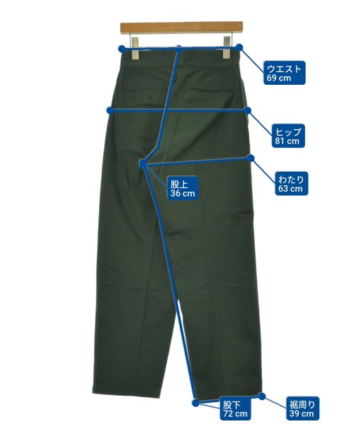 LENO（リノ）チノパン 緑 サイズ:1(S位) メンズ/2200658680045