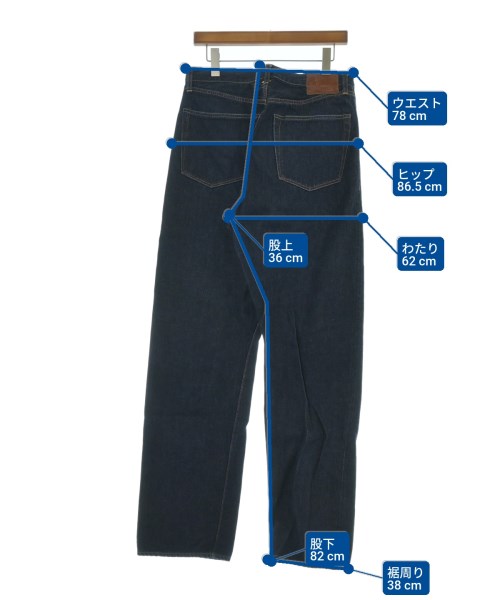 LENO（リノ）デニムパンツ 紺 サイズ:34(XL位) メンズ/2200659679024