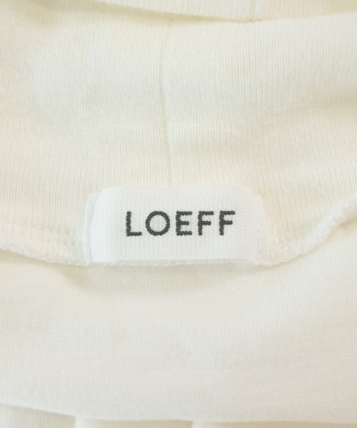 LOEFF（ロエフ）Tシャツ・カットソー 白 サイズ:F レディース/2200633770150