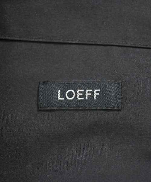 LOEFF（ロエフ）カジュアルシャツ 黒 サイズ:0(XS位) レディース/2200526887224