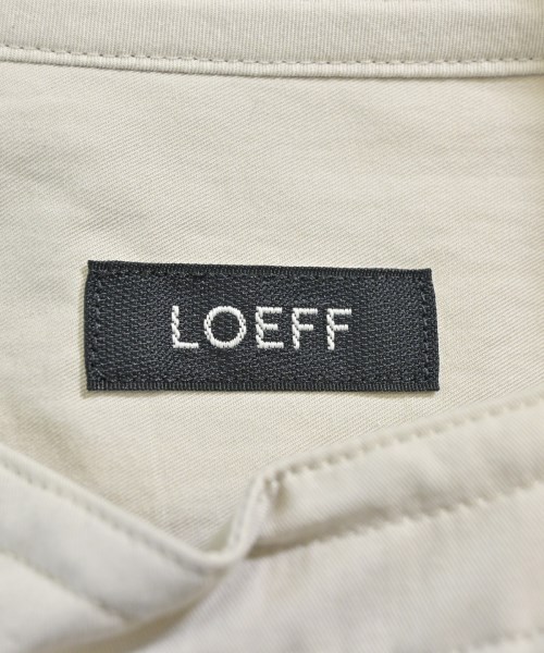 LOEFF（ロエフ）シャツワンピース ベージュ サイズ:1(S位) レディース/2200526887231