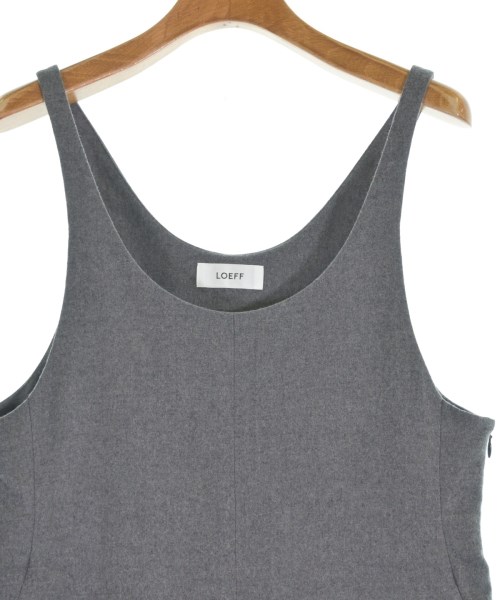 LOEFF（ロエフ）オールインワン/サロペット グレー サイズ:0(XS位) レディース/2200629942219