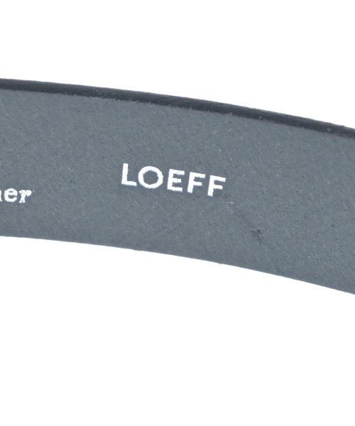 LOEFF（ロエフ）ベルト 黒 サイズ:- レディース/2200628150042