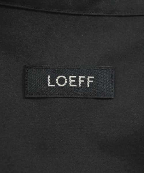 LOEFF（ロエフ）カジュアルシャツ 黒 サイズ:1(S位) レディース/2200617285052