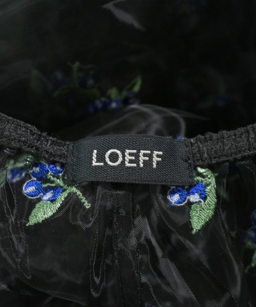 LOEFF（ロエフ）ロング・マキシ丈スカート 黒 サイズ:0(XS位) レディース/2200643210325