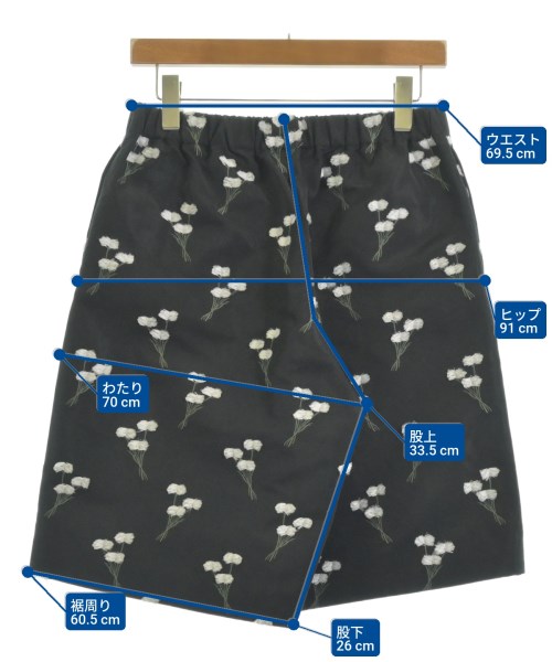 LOEFF（ロエフ）ショートパンツ 黒 サイズ:1(S位) レディース/2200624030034