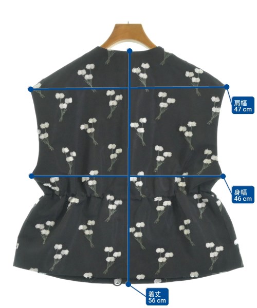 LOEFF（ロエフ）ベスト 黒 サイズ:-(XL位) レディース/2200624030041