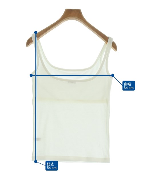 LOEFF（ロエフ）タンクトップ 白 サイズ:-(XS位) レディース/2200614675337