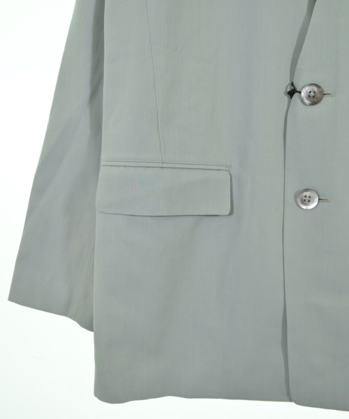 LOEFF（ロエフ）ノーカラージャケット 緑 サイズ:1(S位) レディース/2200625948017