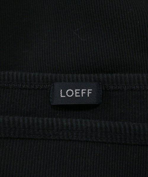LOEFF（ロエフ）Tシャツ・カットソー 黒 サイズ:-(M位) レディース/2200629482104