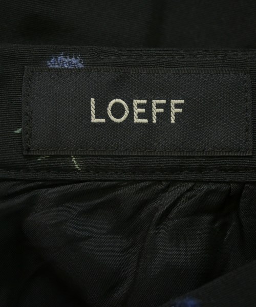 LOEFF（ロエフ）ロング・マキシ丈スカート 黒 サイズ:1(S位) レディース/2200614689051