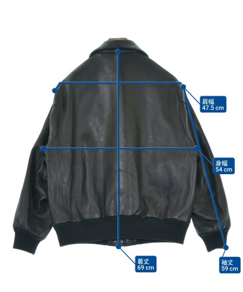 LOEFF（ロエフ）ライダース 黒 サイズ:1(S位) メンズ/2200632457014