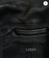 LOEFF（ロエフ）ライダース 黒 サイズ:1(S位) メンズ/2200632457014