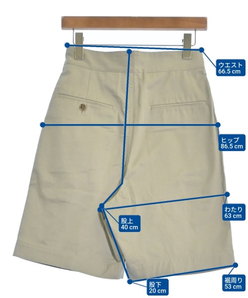 LOEFF（ロエフ）ショートパンツ ベージュ サイズ:1(S位) レディース/2200632815012