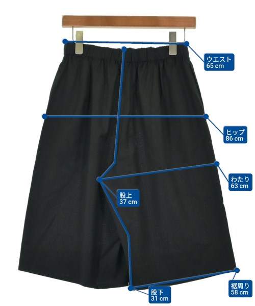 LOEFF（ロエフ）ショートパンツ 黒 サイズ:1(S位) レディース/2200590237604