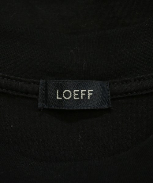 LOEFF（ロエフ）Tシャツ・カットソー 黒 サイズ:-(M位) レディース/2200607495072