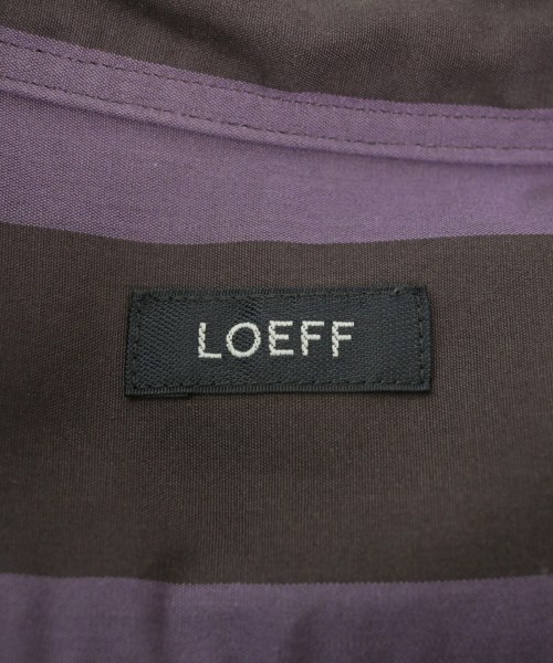 LOEFF（ロエフ）シャツワンピース 紫 サイズ:1(S位) レディース/2200611705389