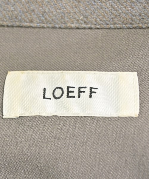 LOEFF（ロエフ）カジュアルシャツ グレー サイズ:1(S位) レディース/2200614964011