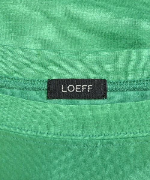 LOEFF（ロエフ）Tシャツ・カットソー 緑 サイズ:F レディース/2200616484203