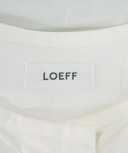 LOEFF（ロエフ）カジュアルシャツ 白 サイズ:1(S位) レディース/2200614062090