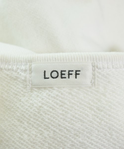 LOEFF（ロエフ）スウェット 白 サイズ:F レディース/2200616635056
