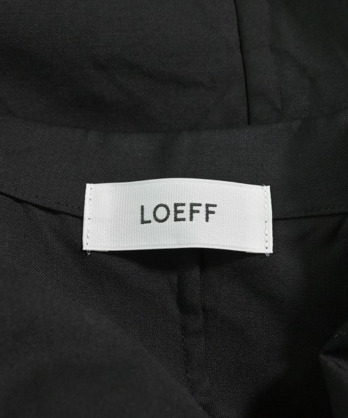 LOEFF（ロエフ）ブラウス 黒 サイズ:F レディース/2200604437044