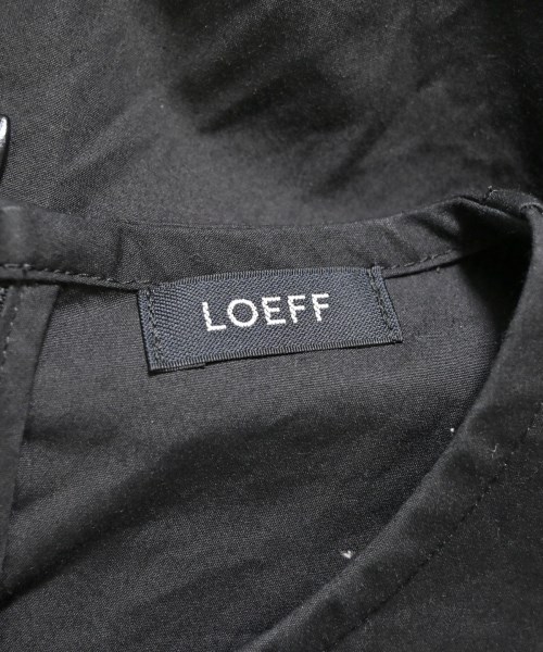 LOEFF（ロエフ）ワンピース 黒 サイズ:1(S位) レディース/2200613093026
